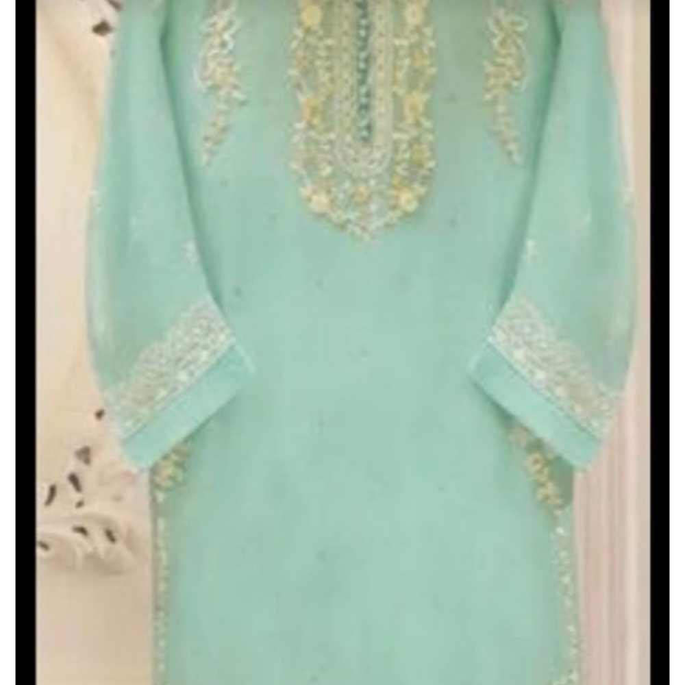 Original Agha Noor shifon only kameez